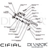 Cifial 31110HM Hexa Wall-Mounted Washbasin Mixer 3F Dimension